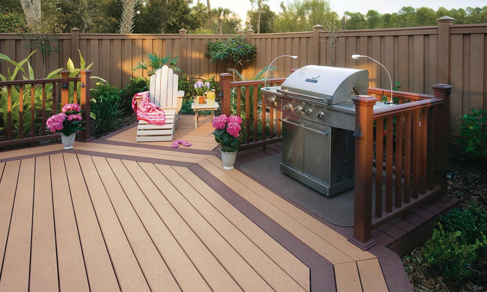 backyard deck installation
